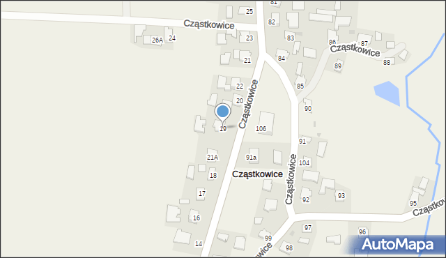 Cząstkowice, Cząstkowice, 19, mapa Cząstkowice