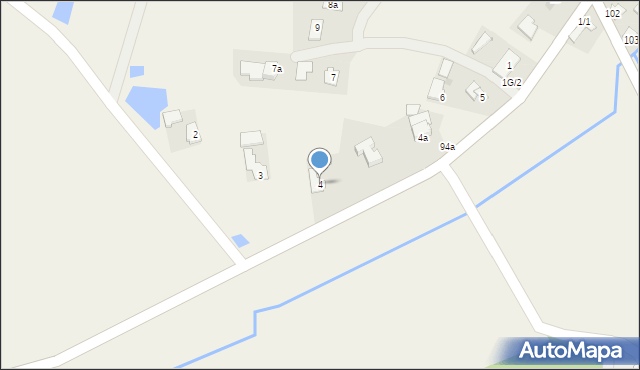 Cząstkowice, Cząstkowice, 4, mapa Cząstkowice