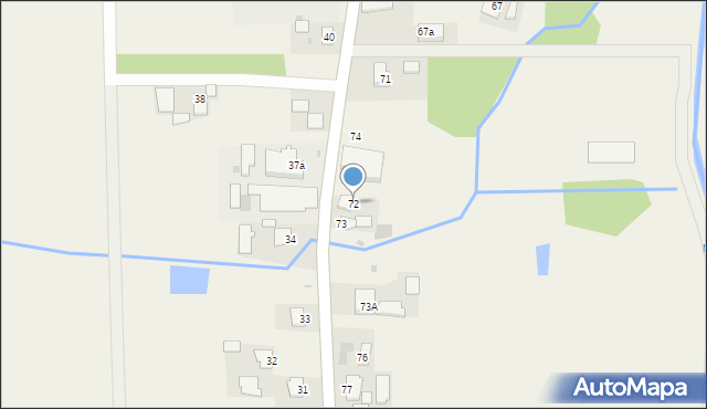 Cząstkowice, Cząstkowice, 72, mapa Cząstkowice