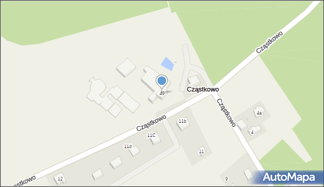 Cząstkowo, Cząstkowo, 49, mapa Cząstkowo