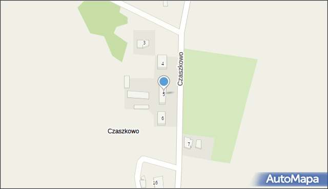 Czaszkowo, Czaszkowo, 5, mapa Czaszkowo