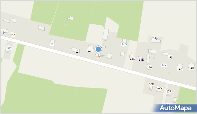 Czatachowa, Czatachowa, 13, mapa Czatachowa