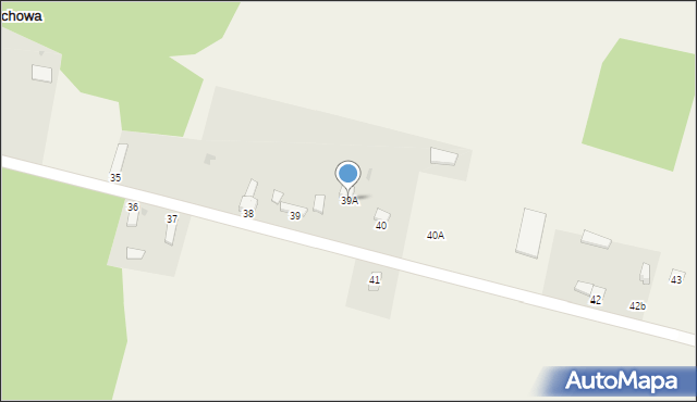 Czatachowa, Czatachowa, 39A, mapa Czatachowa