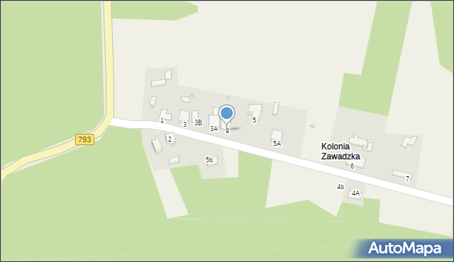 Czatachowa, Czatachowa, 4, mapa Czatachowa