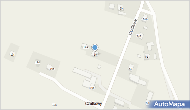 Czatkowy, Czatkowy, 19, mapa Czatkowy