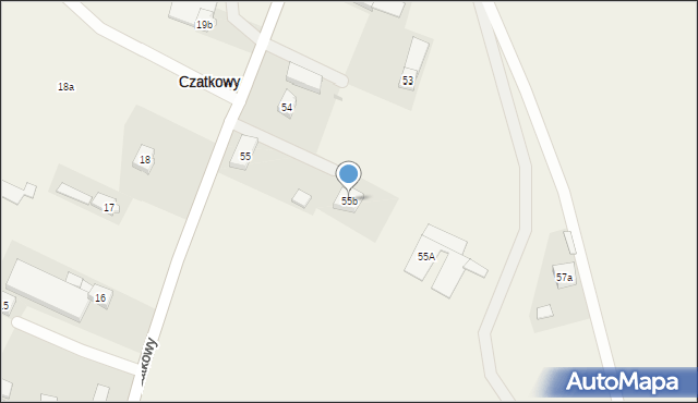 Czatkowy, Czatkowy, 55b, mapa Czatkowy