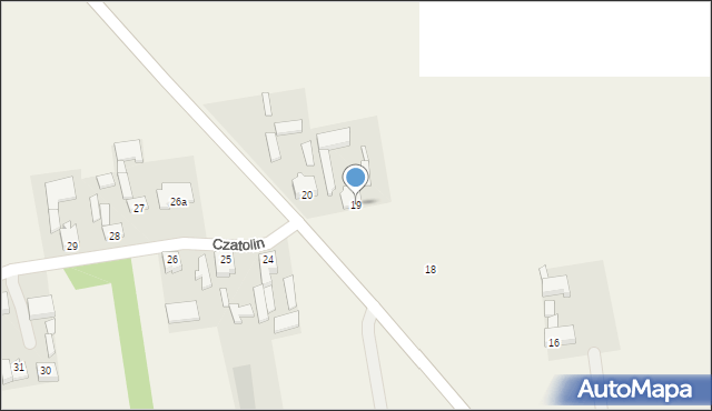 Czatolin, Czatolin, 19, mapa Czatolin