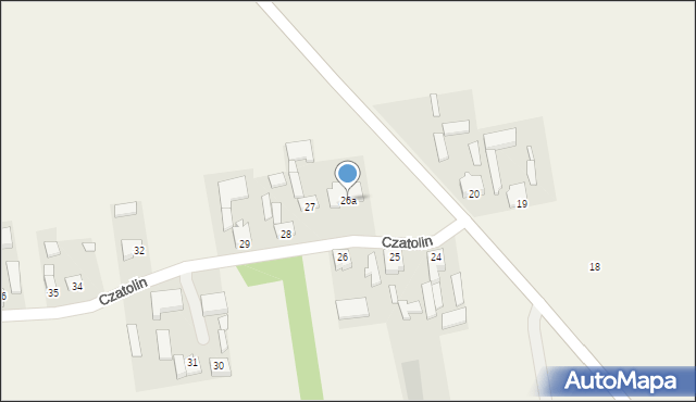Czatolin, Czatolin, 26a, mapa Czatolin