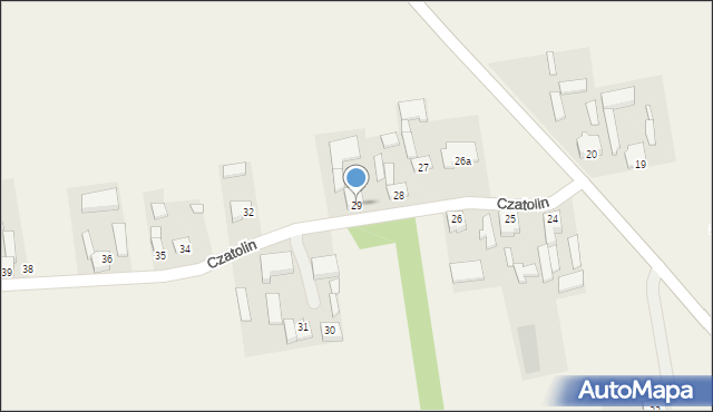 Czatolin, Czatolin, 29, mapa Czatolin