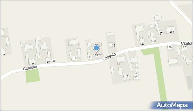 Czatolin, Czatolin, 34, mapa Czatolin