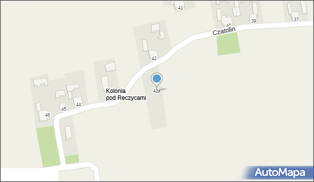 Czatolin, Czatolin, 42a, mapa Czatolin