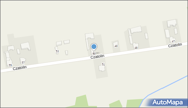 Czatolin, Czatolin, 50, mapa Czatolin