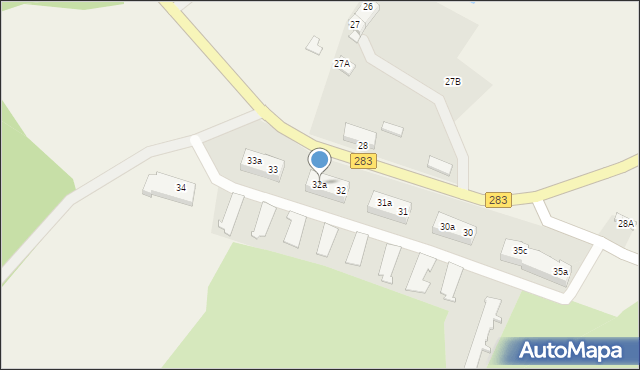 Czciradz, Czciradz, 32a, mapa Czciradz