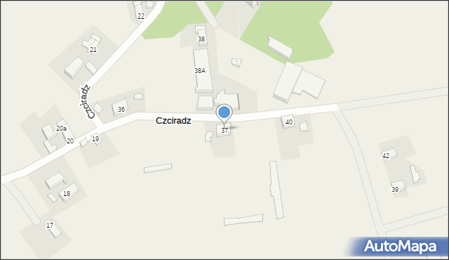 Czciradz, Czciradz, 37, mapa Czciradz