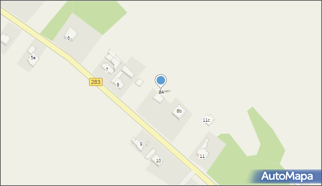 Czciradz, Czciradz, 8A, mapa Czciradz