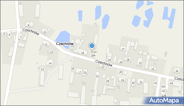 Czechnów, Czechnów, 19, mapa Czechnów