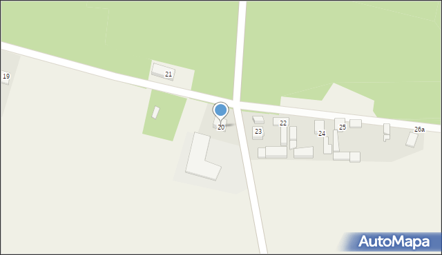 Czechowiec, Czechowiec, 20, mapa Czechowiec