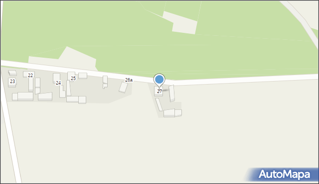 Czechowiec, Czechowiec, 27, mapa Czechowiec