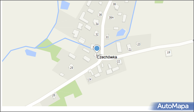 Czechówka, Czechówka, 30, mapa Czechówka