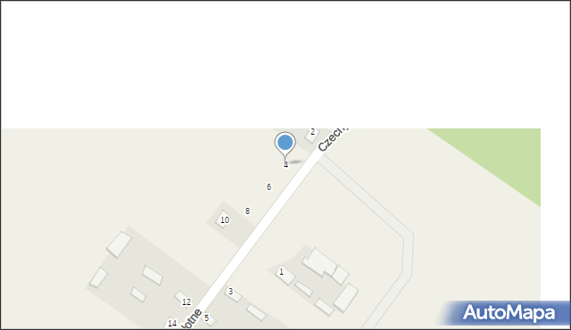 Czechy Zabłotne, Czechy Zabłotne, 4, mapa Czechy Zabłotne