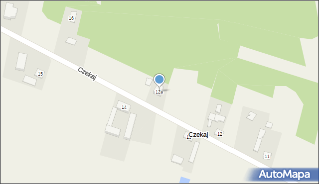 Czekaj, Czekaj, 12a, mapa Czekaj