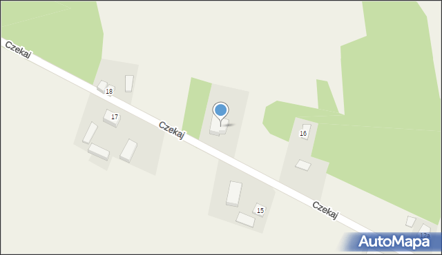 Czekaj, Czekaj, 16a, mapa Czekaj