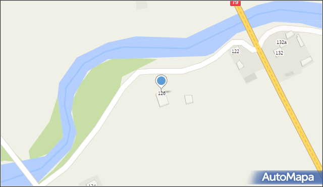 Czekarzewice Drugie, Czekarzewice Drugie, 126, mapa Czekarzewice Drugie