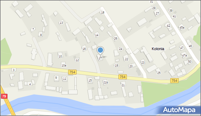 Czekarzewice Pierwsze, Czekarzewice Pierwsze, 17, mapa Czekarzewice Pierwsze