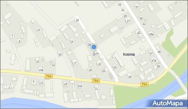 Czekarzewice Pierwsze, Czekarzewice Pierwsze, 24, mapa Czekarzewice Pierwsze