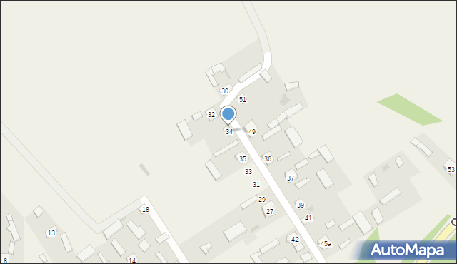 Czekarzewice Pierwsze, Czekarzewice Pierwsze, 34, mapa Czekarzewice Pierwsze