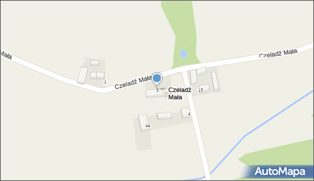 Czeladź Mała, Czeladź Mała, 3, mapa Czeladź Mała
