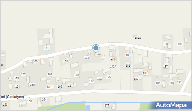 Czelatyce, Czelatyce, 178, mapa Czelatyce