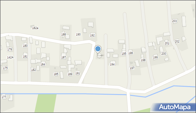 Czelatyce, Czelatyce, 189a, mapa Czelatyce