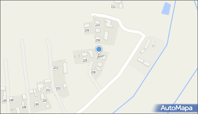 Czelatyce, Czelatyce, 207, mapa Czelatyce