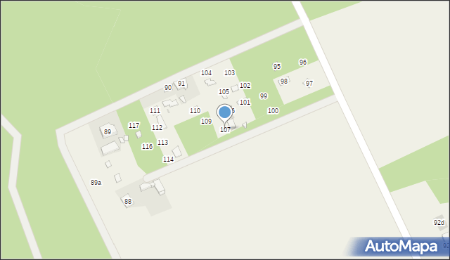 Czempisz, Czempisz, 107, mapa Czempisz