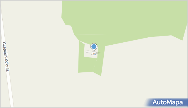 Czepielin-Kolonia, Czepielin-Kolonia, 2A, mapa Czepielin-Kolonia