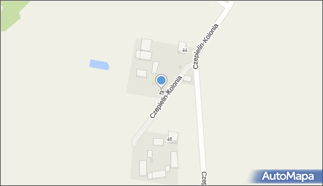 Czepielin-Kolonia, Czepielin-Kolonia, 45, mapa Czepielin-Kolonia