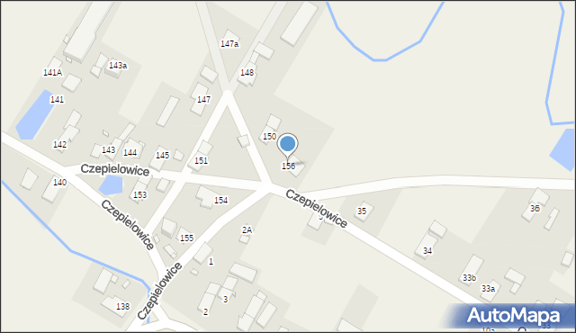 Czepielowice, Czepielowice, 156, mapa Czepielowice