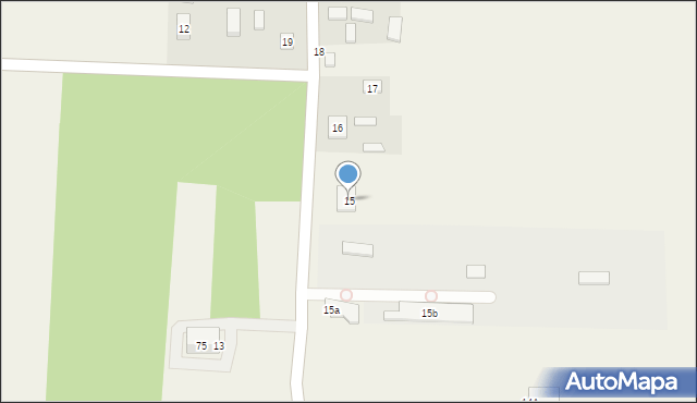 Czepów, Czepów, 15, mapa Czepów