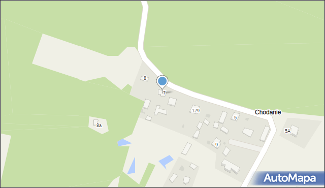 Czerce, Czerce, 7a, mapa Czerce