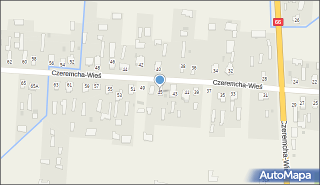 Czeremcha-Wieś, Czeremcha-Wieś, 45, mapa Czeremcha-Wieś