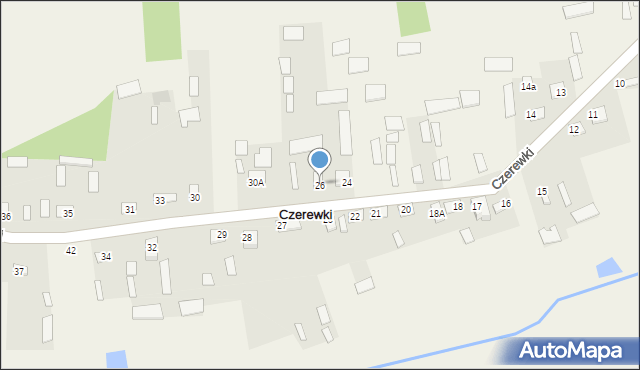 Czerewki, Czerewki, 26, mapa Czerewki