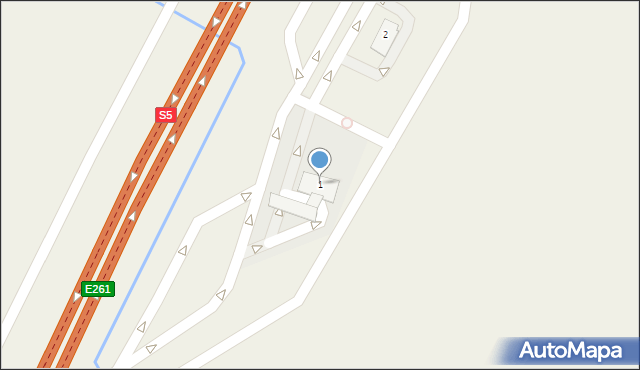 Czerlejnko, Czerlejnko, 1, mapa Czerlejnko