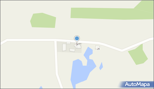 Czerlin, Czerlin, 24, mapa Czerlin