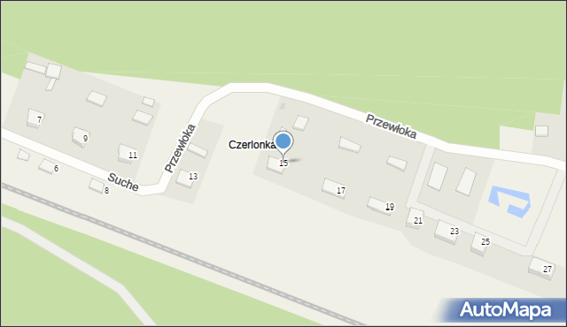 Czerlonka, Czerlonka, 15, mapa Czerlonka