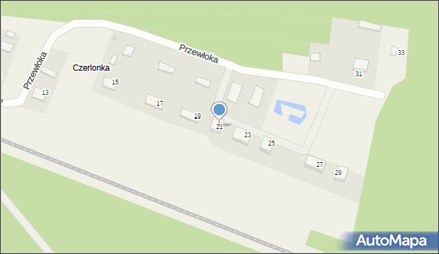 Czerlonka, Czerlonka, 21, mapa Czerlonka