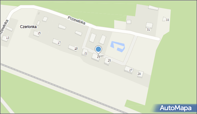 Czerlonka, Czerlonka, 23, mapa Czerlonka