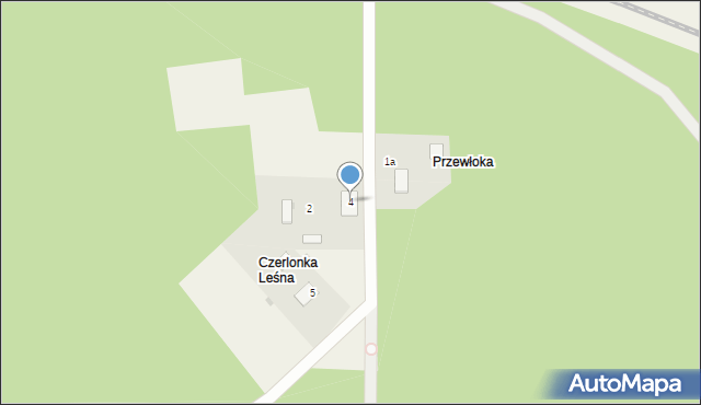 Czerlonka Leśna, Czerlonka Leśna, 4, mapa Czerlonka Leśna