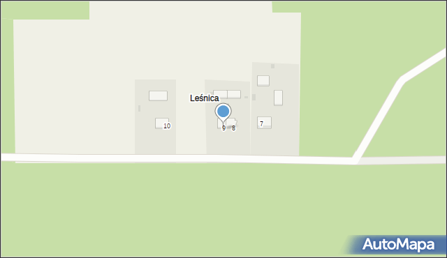 Czerlonka Leśna, Czerlonka Leśna, 9, mapa Czerlonka Leśna