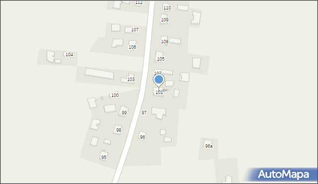 Czermin, Czermin, 101, mapa Czermin